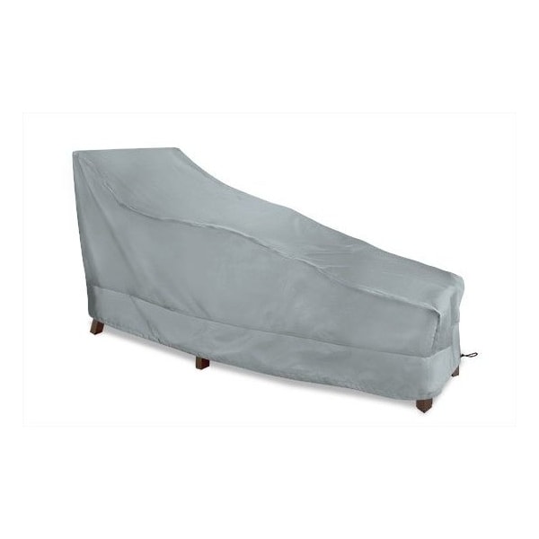Eevelle Meridian Chaise Lounge Cover, Silver, 28 in L x 32 in W x 81 in H MDCHSLNG_28W_81L_32H-SLR - main